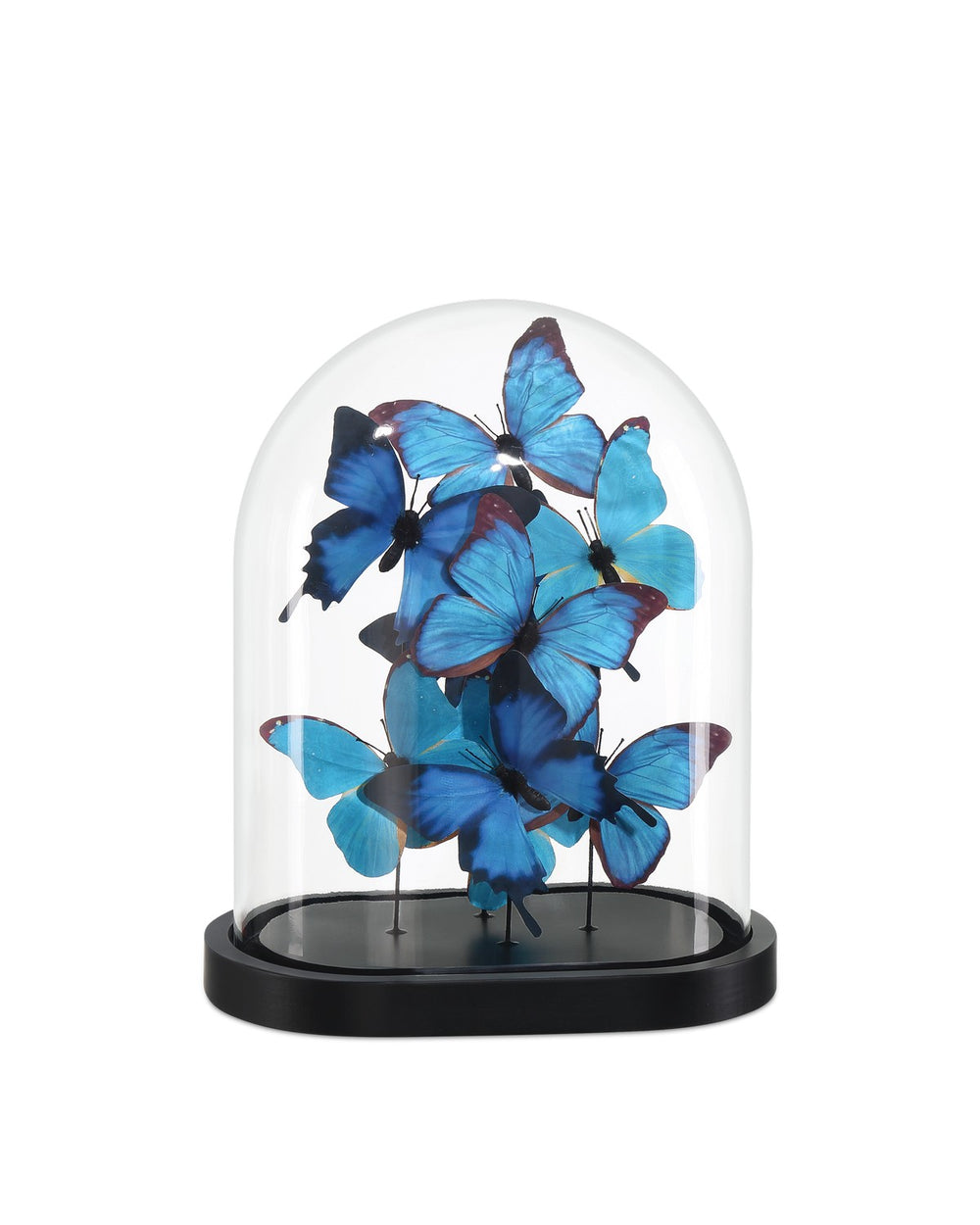 Currey and Company - Butterflies - Rue de Bac Butterflies - Blue/Black/Clear- Union Lighting Luminaires Decor