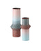 Currey and Company - Vase Set of 2 - Happy 80's - Blue/Dark Red- Union Lighting Luminaires Decor