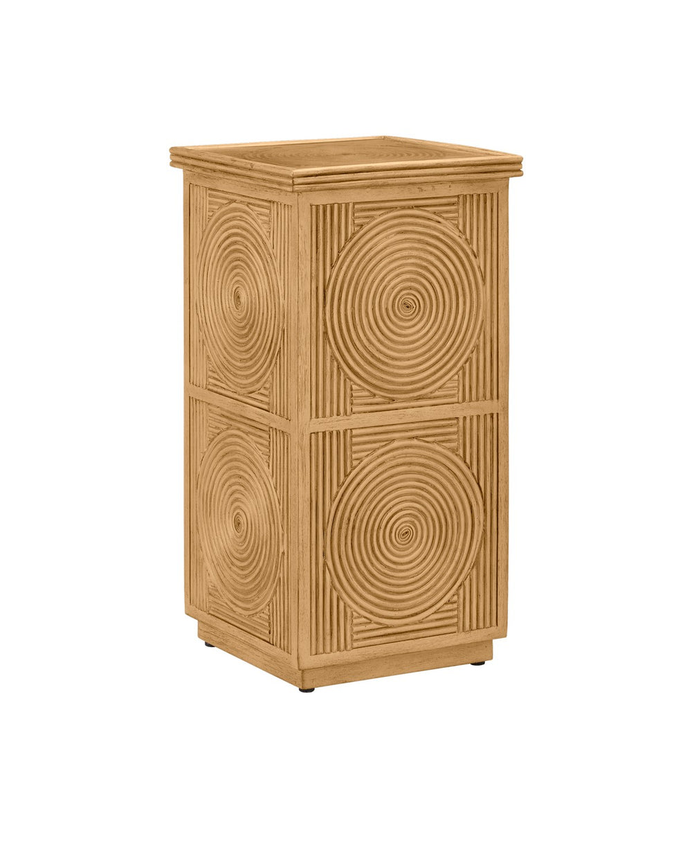 Currey and Company - Accent Table - Santos Collection - Sea Sand/Clear- Union Lighting Luminaires Decor