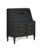 Currey and Company - Secretary Desk - Verona - Black/Natural/Champagne/Silver- Union Lighting Luminaires Decor