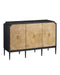 Currey and Company - Cabinet - Kallista - Taupe/Caviar Black/Polished Brass/Black- Union Lighting Luminaires Decor