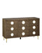 Currey and Company - Cabinet - Colette Collection - Tawny Brown/Polished Brass/Mirror- Union Lighting Luminaires Decor