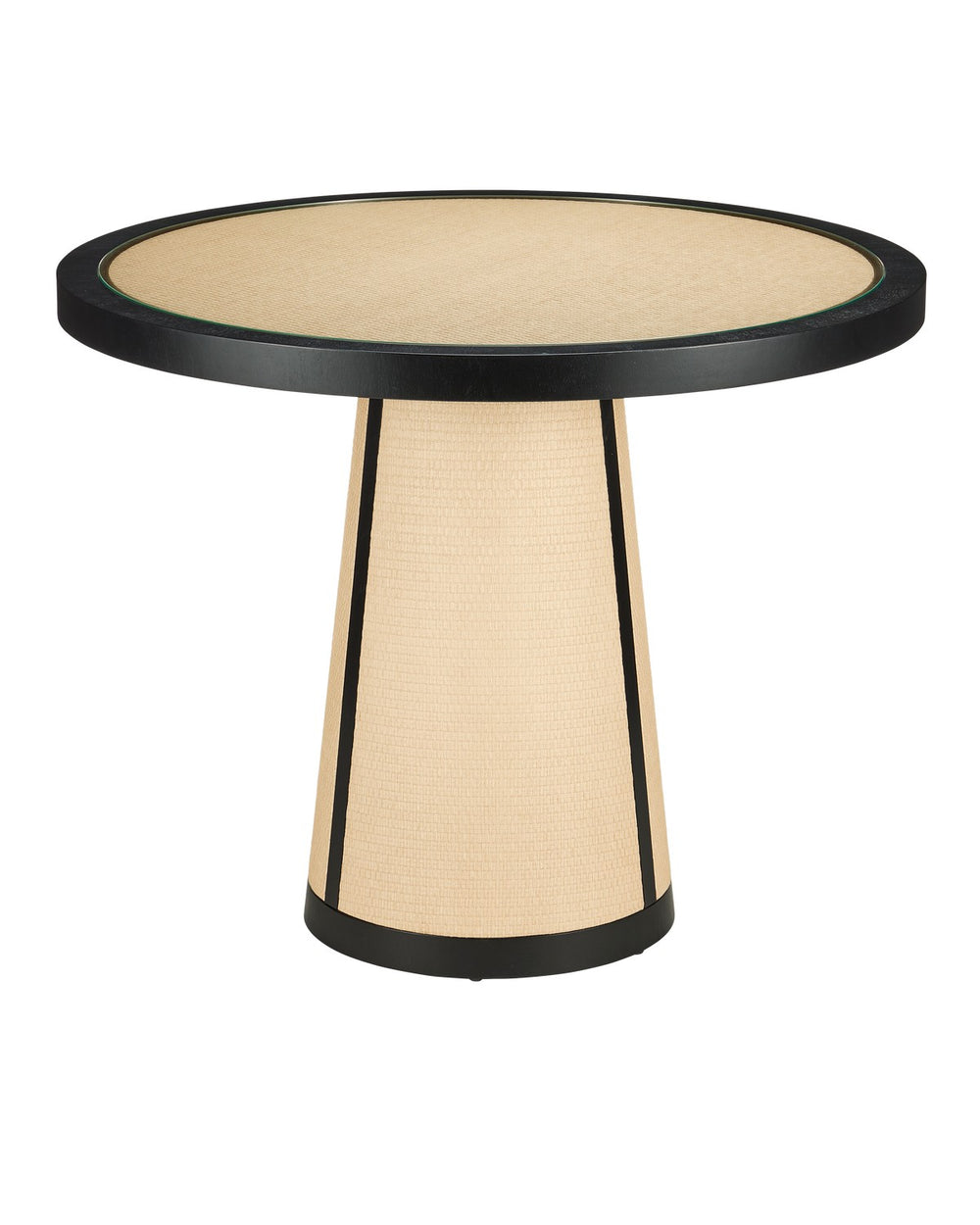 Currey and Company - Entry Table - Ivory/Black/Clear- Union Lighting Luminaires Decor