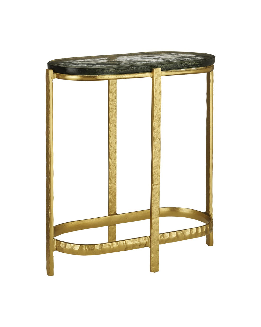 Currey and Company - Side Table - Acea - Gold/Clear- Union Lighting Luminaires Decor