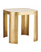Currey and Company - Accent Table - Sev Collection - Natural/Gold- Union Lighting Luminaires Decor