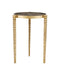 Currey and Company - Accent Table - Corrado - Polished Brass/Natural- Union Lighting Luminaires Decor