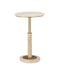 Currey and Company - Accent Table - Miles Collection - Natural/Polished Brass- Union Lighting Luminaires Decor