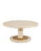 Currey and Company - Cocktail Table - Miles Collection - Natural/Polished Brass- Union Lighting Luminaires Decor
