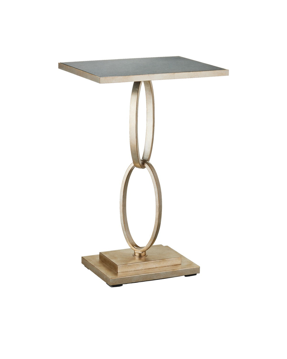Currey and Company - Accent Table - Bangle Collection - Champagne/Antique Mirror- Union Lighting Luminaires Decor