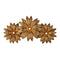 Currey and Company - Three Light Wall Sconce - Alithea - Antique Brass- Union Lighting Luminaires Decor