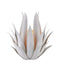 Currey and Company - One Light Wall Sconce - Agave - Gesso White- Union Lighting Luminaires Decor