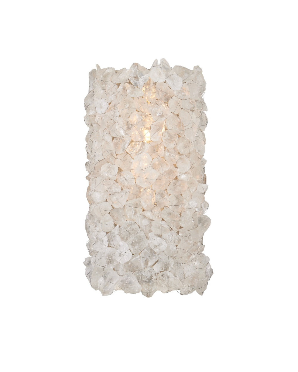 Currey and Company - One Light Wall Sconce - Iconoclast - Natural/Contemporary Silver Leaf/Contemporary Silver- Union Lighting Luminaires Decor