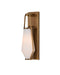 Currey and Company - One Light Wall Sconce - Brompton - Antique Brass/White- Union Lighting Luminaires Decor