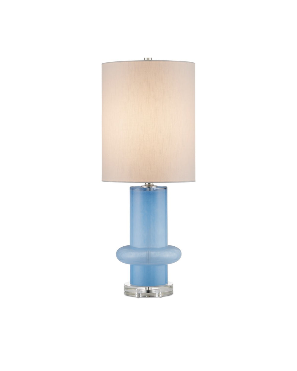 Currey and Company - One Light Table Lamp - Aquaviva - Blue/Clear- Union Lighting Luminaires Decor