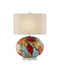 Currey and Company - One Light Table Lamp - Red/Blue/Yellow/Off-White/Clear/Polished Nickel- Union Lighting Luminaires Decor