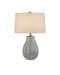 Currey and Company - One Light Table Lamp - Fidella - Reactive Black & White/Brushed Nickel- Union Lighting Luminaires Decor