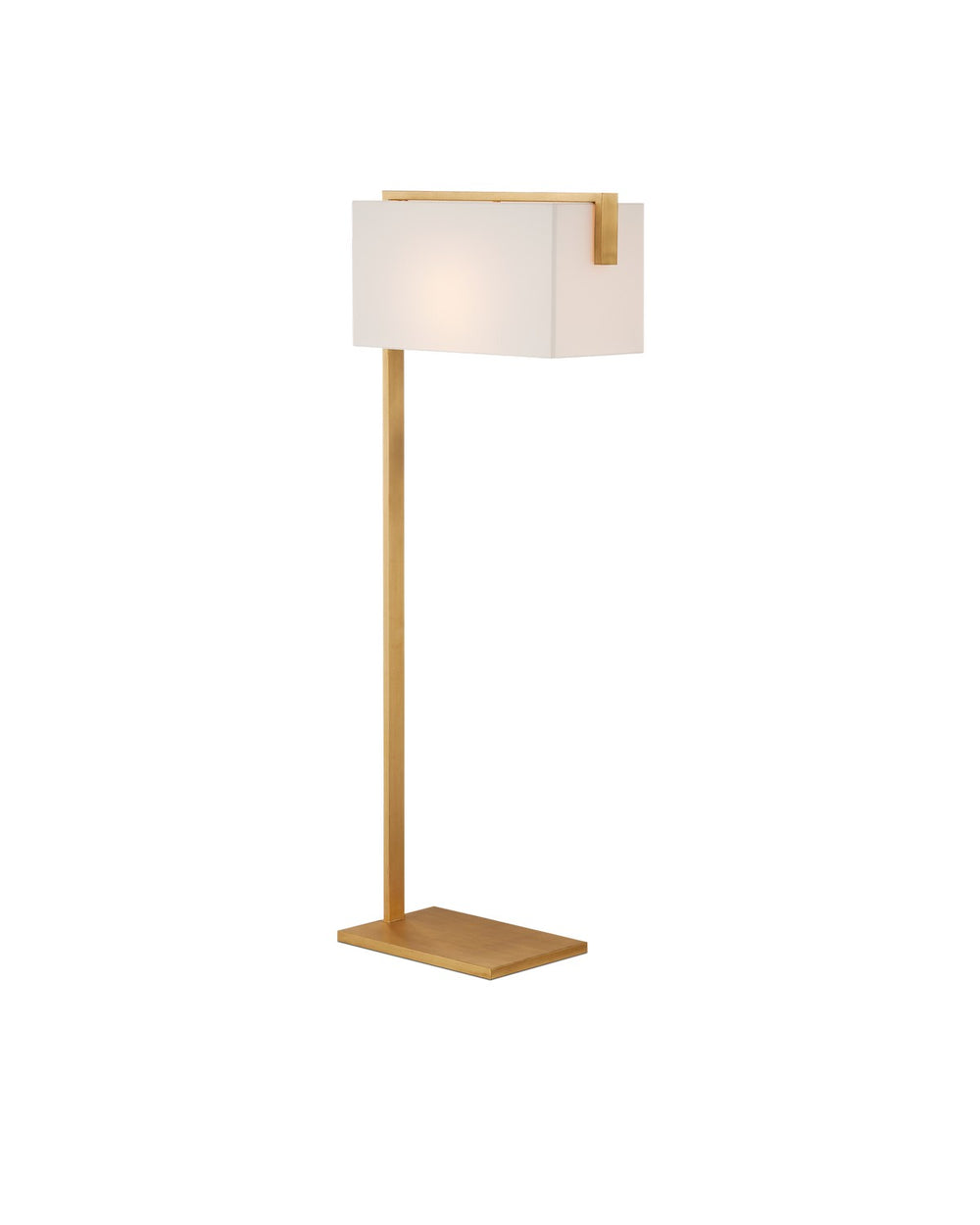 Currey and Company - One Light Floor Lamp - Gambit Collection - Contemporary Gold Leaf- Union Lighting Luminaires Decor