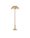 Currey and Company - Two Light Floor Lamp - Miles Collection - Brass/Natural- Union Lighting Luminaires Decor