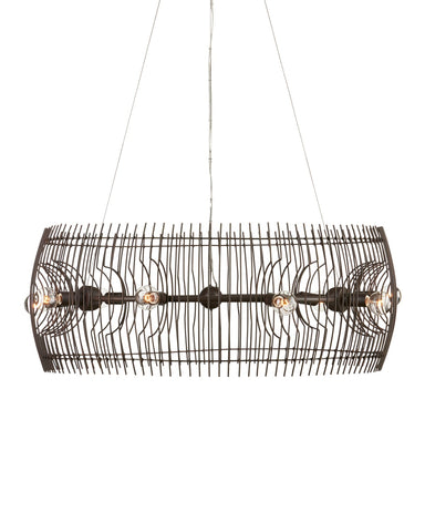 Currey and Company - Nine Light Chandelier - Endicott - Bronze Gold- Union Lighting Luminaires Decor