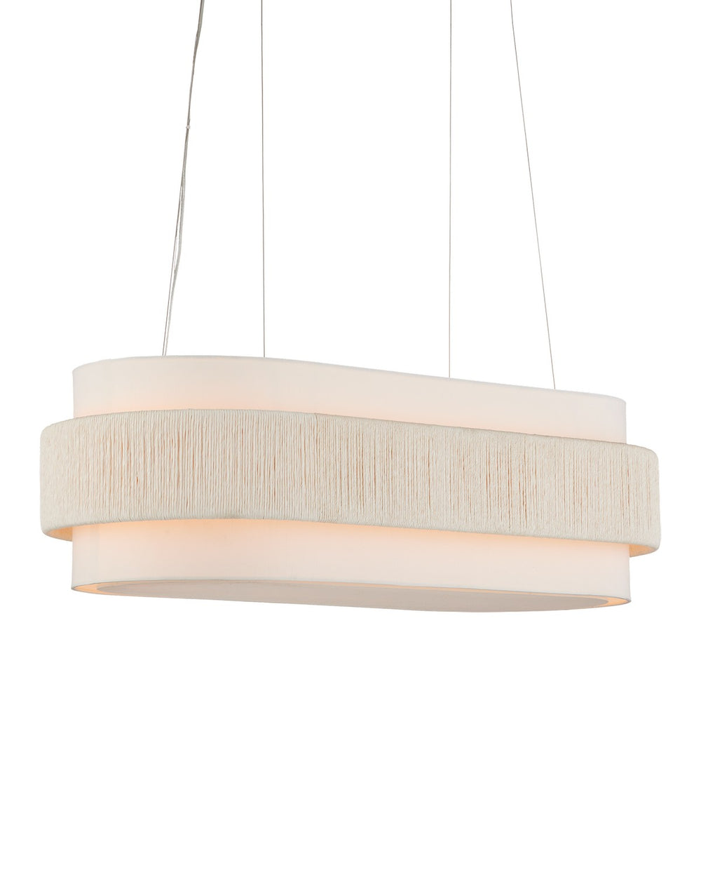 Currey and Company - Five Light Chandelier - Monreale - White/Sugar White- Union Lighting Luminaires Decor