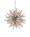 Currey and Company - Six Light Pendant - Kuka - Whitewash- Union Lighting Luminaires Decor