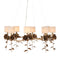 Currey and Company - Eight Light Chandelier - Rosabel Collection - Antique Brass- Union Lighting Luminaires Decor