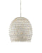 Currey and Company - Three Light Pendant - Overlay - White- Union Lighting Luminaires Decor