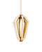 Currey and Company - LED Pendant - Riviere - Natural/Contemporary Gold Leaf- Union Lighting Luminaires Decor