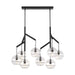 Visual Comfort Modern - LED Chandelier - Sedona - Nightshade Black- Union Lighting Luminaires Decor