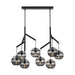 Visual Comfort Modern - LED Chandelier - Sedona - Nightshade Black- Union Lighting Luminaires Decor