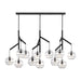 Visual Comfort Modern - 12 Light Chandelier - Sedona - Nightshade Black- Union Lighting Luminaires Decor