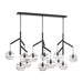 Visual Comfort Modern - LED Chandelier - Sedona - Nightshade Black- Union Lighting Luminaires Decor