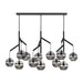 Visual Comfort Modern - LED Chandelier - Sedona - Nightshade Black- Union Lighting Luminaires Decor