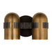 Visual Comfort Modern - LED Wall Sconce - Octavia - Blackened Bronze/Bright Worn Brass- Union Lighting Luminaires Decor