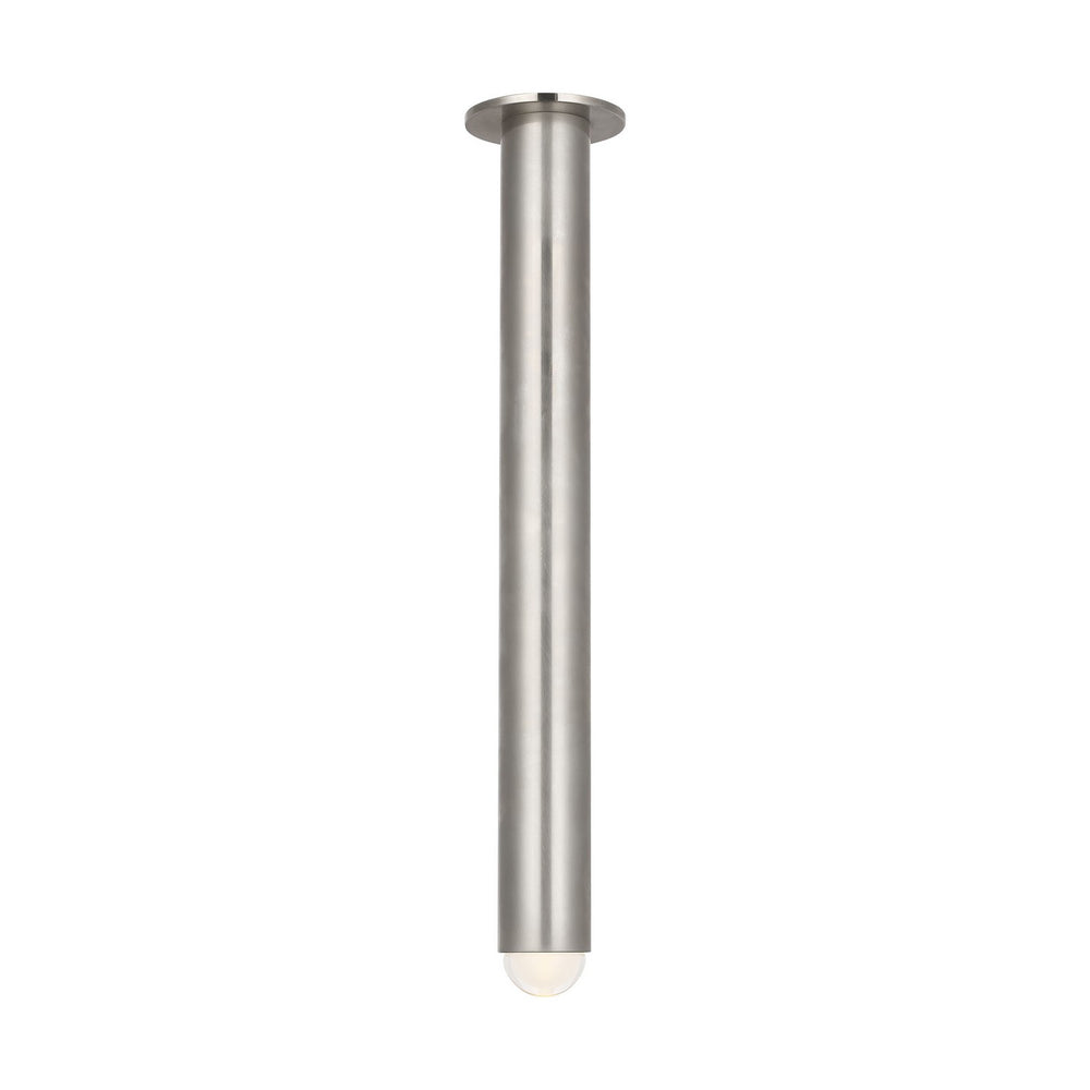 Visual Comfort Modern - LED Flush Mount - Ebell - Antique Nickel- Union Lighting Luminaires Decor
