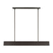Visual Comfort Modern - LED Linear Chandelier - Pench - Dark Bronze- Union Lighting Luminaires Decor