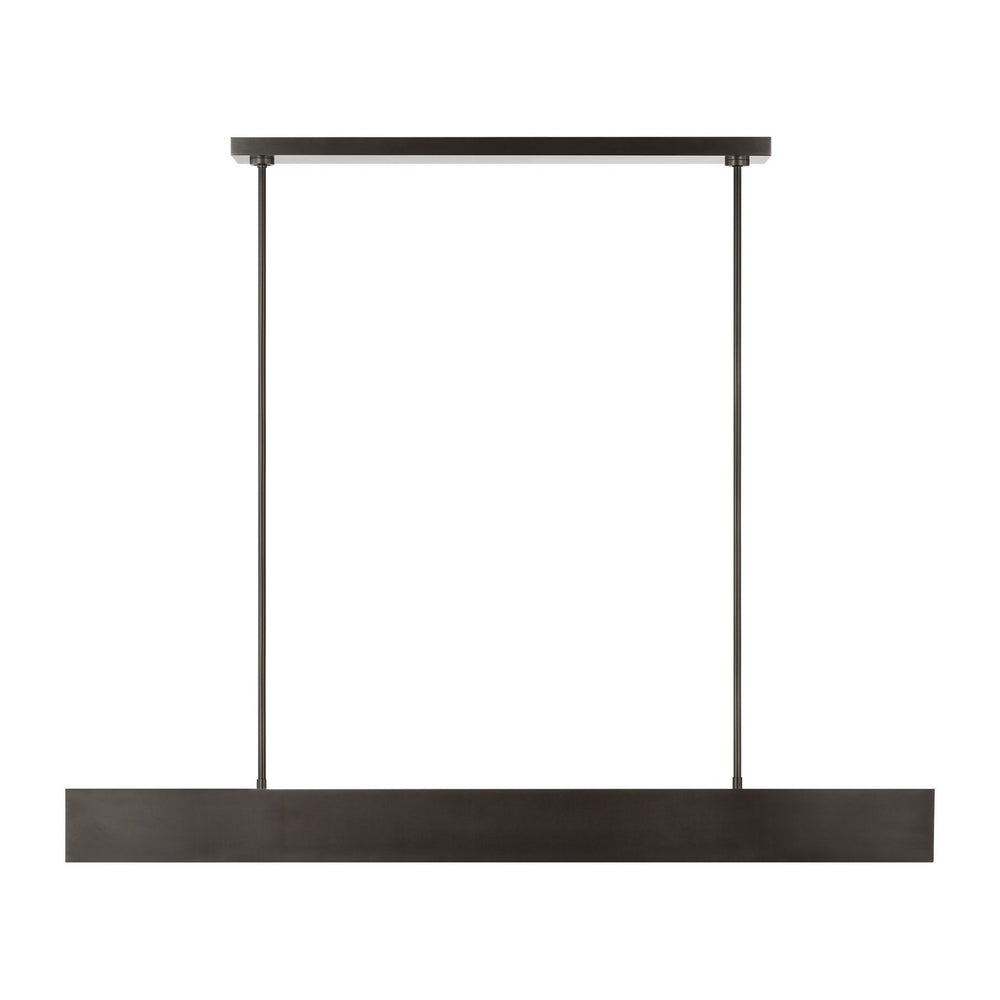 Visual Comfort Modern - LED Linear Chandelier - Pench - Dark Bronze- Union Lighting Luminaires Decor