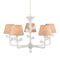 Currey and Company - Five Light Chandelier - Charny - Gesso White- Union Lighting Luminaires Decor