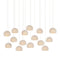 Currey and Company - 15 Light Pendant - Virtu - Natural/Silver- Union Lighting Luminaires Decor