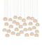 Currey and Company - 30 Light Pendant - Virtu - Natural/Silver- Union Lighting Luminaires Decor
