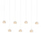 Currey and Company - Seven Light Pendant - Virtu - Natural/Silver- Union Lighting Luminaires Decor