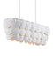 Currey and Company - Five Light Chandelier - Tulum - White/Sugar White- Union Lighting Luminaires Decor