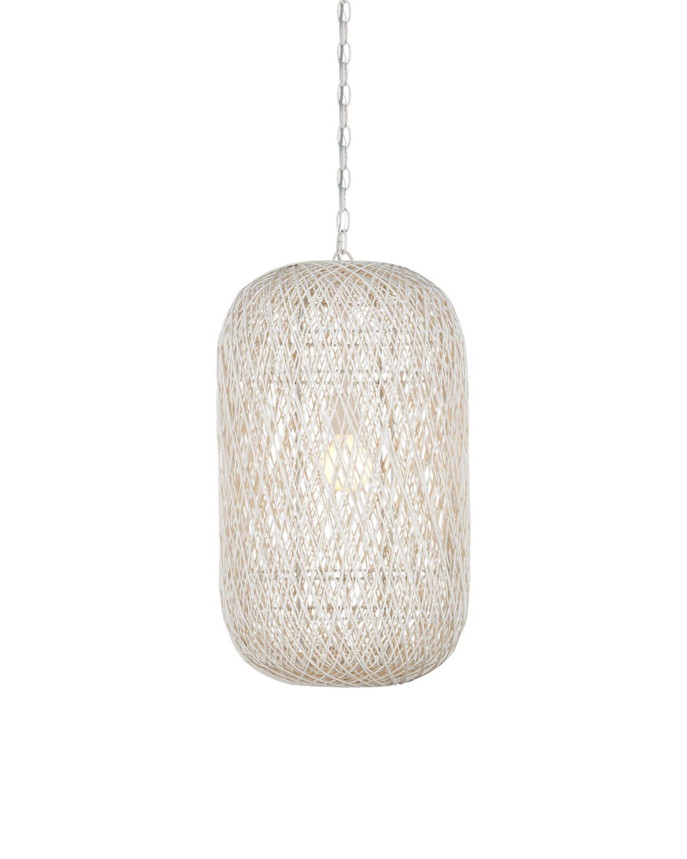 Currey and Company - One Light Pendant - Cocoon - Cream/Vanilla/White- Union Lighting Luminaires Decor