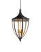 Currey and Company - Four Light Lantern - Wycombe Lantern - Satin Black/Contemporary Gold Leaf- Union Lighting Luminaires Decor
