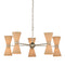 Currey and Company - Ten Light Chandelier - Pennyworth - Contemporary Silver Leaf/Contemporary Silver/Natural- Union Lighting Luminaires Decor
