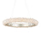 Currey and Company - One Light Chandelier - Iconoclast - Natural/Contemporary Silver Leaf/Contemporary Silver- Union Lighting Luminaires Decor