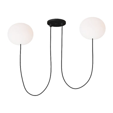 Visual Comfort Modern - LED Chandelier - Helium - Matte Black- Union Lighting Luminaires Decor