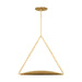 Visual Comfort Modern - LED Pendant - Cymbal - Natural Brass- Union Lighting Luminaires Decor