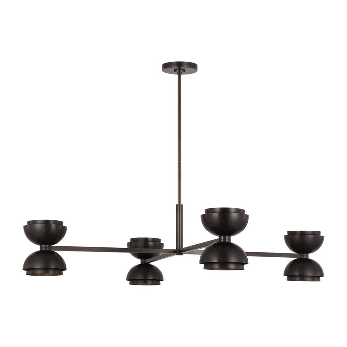 Visual Comfort Modern - LED Chandelier - Shanti - Dark Bronze- Union Lighting Luminaires Decor