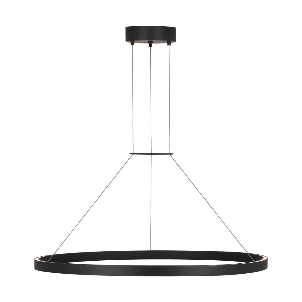 Visual Comfort Modern - LED Chandelier - Fiama - Matte Black- Union Lighting Luminaires Decor